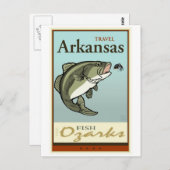 Carte Postale Voyage Arkansas (Devant / Derrière)