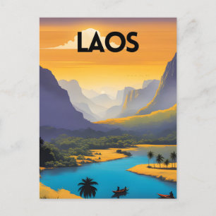 Carte Postale Voyage artistique au Laos