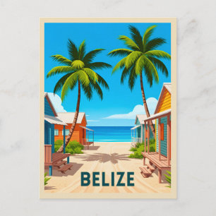 Carte Postale Voyage au Belize Plage Bord de Mer Caraïbes