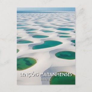 Carte Postale Voyage au Brésil Lençóis Maranhenses