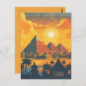 Carte Postale Voyage au Caire (Devant / Derrière)