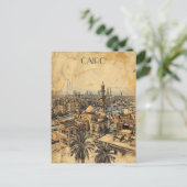 Carte Postale Voyage au Caire en Égypte (Debout devant)