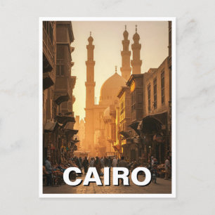 Carte Postale Voyage au Caire en Égypte