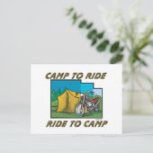 Carte Postale Voyage au camp (Debout devant)