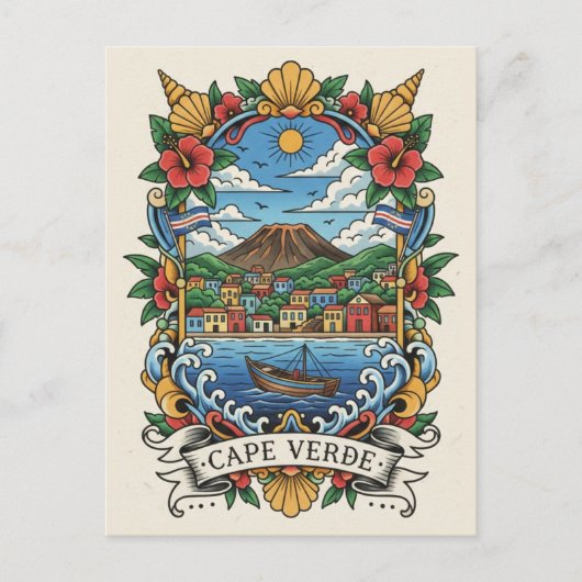 Carte Postale Voyage au Cap-Vert (Devant)