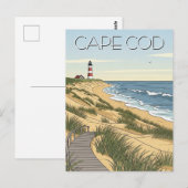 Carte Postale Voyage au Cape Cod National Seashore (Devant / Derrière)