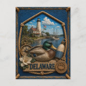 Carte Postale Voyage au Delaware à l'ancienne (Devant)