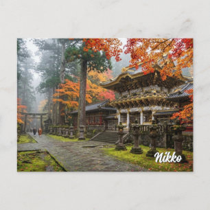 Carte Postale Voyage au Japon à Nikko