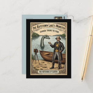 Carte Postale Voyage au Monstre des Lacs Raystown