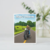Carte Postale Voyage au Wisconsin (Debout devant)