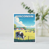 Carte Postale Voyage au Wisconsin (Debout devant)