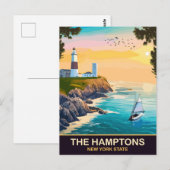 Carte Postale Voyage aux Hamptons (Devant / Derrière)