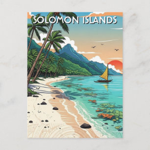Carte Postale Voyage aux Îles Salomon