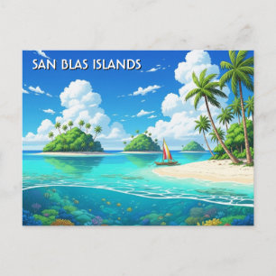 Carte Postale Voyage aux îles San Blas de Panama