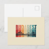 Carte Postale Voyage Budapest Hongrie (Devant / Derrière)
