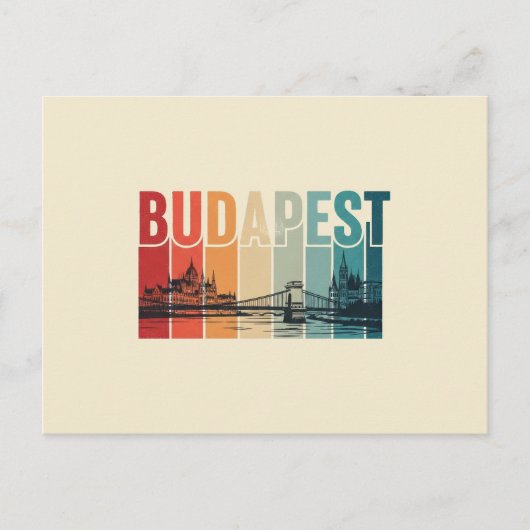 Carte Postale Voyage Budapest Hongrie (Devant)