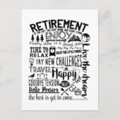 Carte Postale voyage cadeau de retraite du patron (Devant)