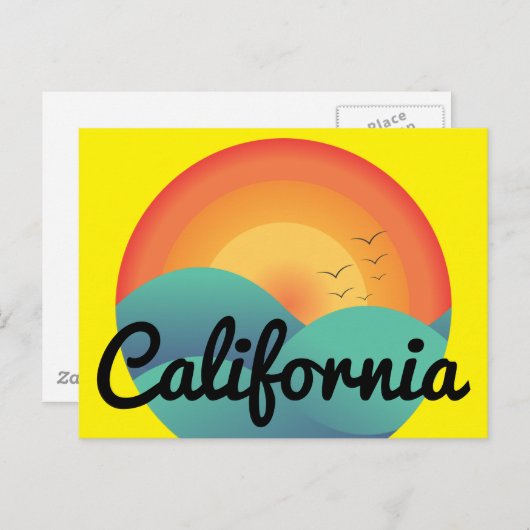 Carte postale Voyage Californie (Devant / Derrière)