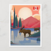 Carte Postale Voyage Canada (Devant)