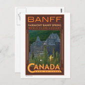 Carte Postale VOYAGE-Canada-Banff- (Devant / Derrière)