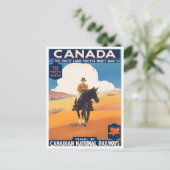 Carte postale voyage Canada vintage (Debout devant)