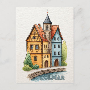 Carte Postale Voyage Colmar France