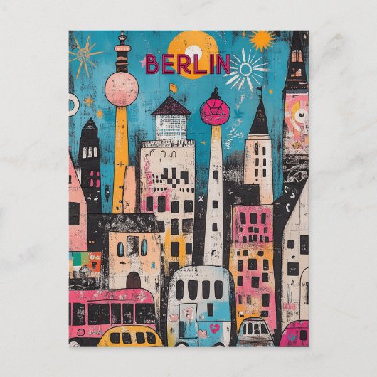 Carte Postale Voyage contemporain à Berlin (Devant)