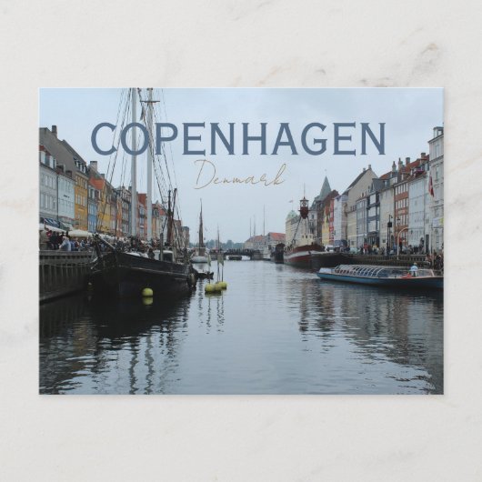 Carte Postale Voyage Copenhague Danemark (Devant)