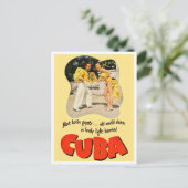 Carte postale voyage Cuba vintage (Debout devant)