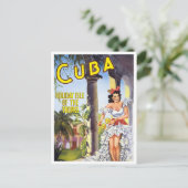 Carte postale voyage Cuba vintage (Debout devant)