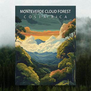 Carte Postale Voyage dans la forêt tropicale humide de Monteverd