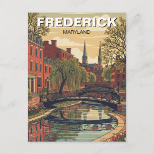 Carte Postale Voyage dans le district historique de Frederick da