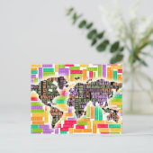 Carte Postale Voyage dans le monde (Debout devant)