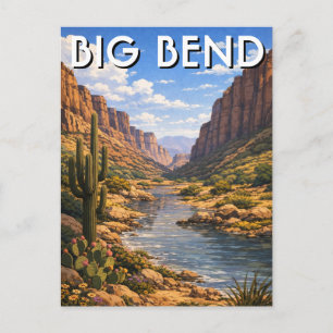 Carte Postale Voyage dans le Parc national de Big Bend