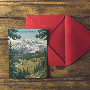 Carte Postale Voyage dans le parc national du mont Rainier de st