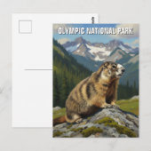 Carte Postale Voyage dans le parc national olympique de Washingt (Devant / Derrière)