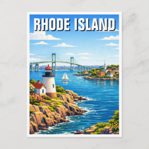 Carte Postale Voyage dans le Rhode Island