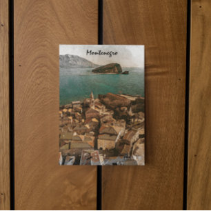 Carte Postale Voyage dans les Balkans du Monténégro vintage