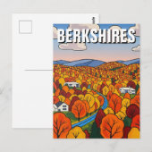 Carte Postale Voyage dans les Berkshires Massachusetts (Devant / Derrière)