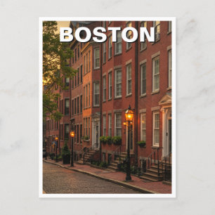 Carte Postale Voyage de Boston Beacon Hill