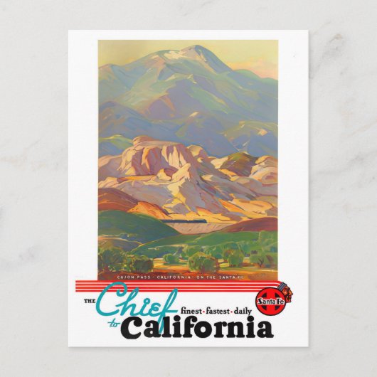 Carte postale voyage de Californie (Devant)