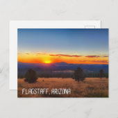 carte postale voyage de flagstaff arizona (Devant / Derrière)