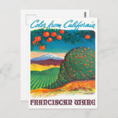 Carte postale voyage de la Californie (Devant / Derrière)