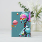 Carte Postale Voyage de l'esprit dans un Flicker de Fluorescent (Debout devant)