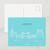 Carte postale Voyage de Lisbonne Portugal (Devant / Derrière)