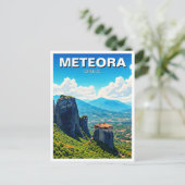 Carte Postale Voyage de Meteora Grèce (Debout devant)