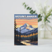Carte Postale Voyage de Mount Baker National Forest Washington (Debout devant)