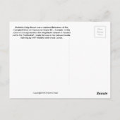 Carte Postale Voyage de pêche en eau douce de Campbell sur l'île (Dos)