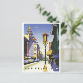 Carte postale voyage de San Francisco Chinatown (Debout devant)