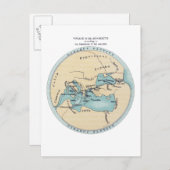 CARTE POSTALE VOYAGE DES ARGONAUTES (Devant / Derrière)